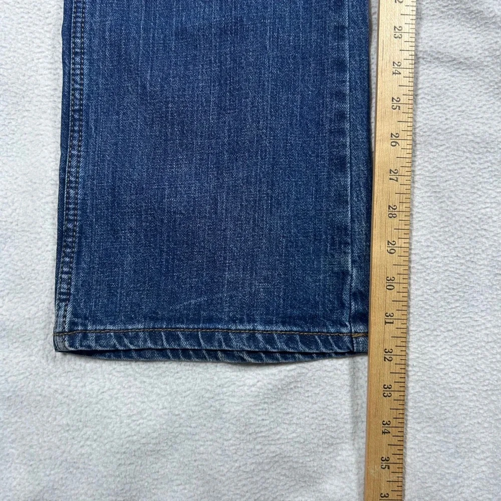 Wrangler Jeans Mens 34x34 Blue Retro Relaxed Bootcut Medium Wash 10WRT20JH
